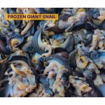 Frozen giant fresh snails